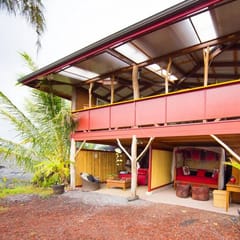 Magical Lava Temple! Eco-Retreat w/ Volcano Views